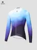Xintown Phantom Competição Lã Top Longo Roupa de Ciclismo Feminina Quente Bicicleta de Estrada Bicicleta Primavera Outono Inverno Modelo Feminino