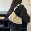 Bolsas Atacado para Mulheres 2025 Nova Outono e Inverno Bolsa de Axila de Alta Qualidade Textura de Nuvem Bolsa de Ombro Único Dobrada Bolsa Transversal