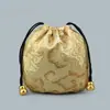 07Jn Bolsa de Brocado Bolsa de Estilo Antiguo para Cuentas de Oración Budista Bolsa para Pulsera, Bolsa Cultural, Bolsa de Embalaje, Bolsa Pequeña de Brocado, Bolsita