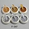 Pó Glitter para Nail Art Transfronteiriço Outono e Inverno Espelho Mágico Dourado e Prateado Fragmentos de Folha de Ouro 6 Cores Frasco Grande para Olhos Decoração de Unhas Engarrafada