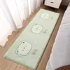 Alfombra de dormitorio con un toque femenino, tapete para mesita de noche junto a la ventana mirador, tapete de piso de dibujos animados para niñas y niños, uso doméstico, estilo ins
