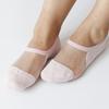 Calcetines de verano para mujer, brillantes, con destellos, de seda de hielo, transpirables, de boca baja, absorbentes de sudor, de seda de cristal, invisibles, al por mayor