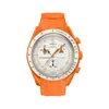 Adecuado para la Serie Planetaria 20mm Correa de Reloj de Liberación Rápida Curva Correa de Reloj Especial de Caucho Co-Branded Omega Swatch