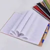 Cuaderno de Espiral con Cubierta de Papel Kraft, Cuaderno con Bolígrafo, Cuaderno para Notas de Reuniones, Cuaderno con Banda Elástica Fija