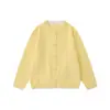 Roupas Vintage 2025 Outono/Inverno Novo Retrô Americano Suéter Cardigan Falso de Duas Peças para Homens e Mulheres Estilo Preguiçoso Jaqueta de Tricô