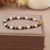 Pulsera Elegante de Lujo Ligero Ojo de Tigre Maillard Exquisita de Alta Gama con Circonita Microincrustada Pulsera de Diseño de Nicho para Mujer