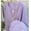 Diseño Suave y Delicado con Textura Calada, Elegante Chaqueta Corta de Punto Cardigan para Mujer, Nuevo Suéter Top Primavera y Otoño 2026