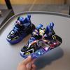 Zapatos para niños, nuevos zapatos de primavera y otoño para niños con luces, zapatos de iluminación de dibujos animados para niños pequeños y medianos, zapatos de linterna de moda