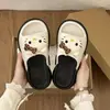 Sandalias cómodas de slip-on con plataforma gruesa, color block, temática de gatitos, lindas y femeninas, Nuevas y modernas para el verano 2026, Chanclas versátiles para exteriores