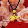 Venta al por mayor Moda Vietnam Shajin Edición Oro para Mujer Estilo Étnico Colgante de Calabaza Francesa Antigua Colgante de Clavícula para Mujer Celebrada en Internet