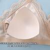 Conjunto de Sutiã e Calcinha de Renda Sexy com Decote Profundo, Forro de Algodão Puro Amigo da Pele na Virilha, Tecido que Absorve a Umidade, Lingerie Push-Up Estilo Francês para Mulheres