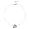 Joyería estilo coreano deseo AliExpress eBay popular hilo de pesca cristal Zircón collar cadena clavicular femenina
