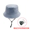Sombrero de Pescador Liso para Adulto Hecho a Medida, Sombrero Multicolor de Algodón Puro para Protección Solar, Bordado y Letras Personalizadas Ligeras, Al Por Mayor en Stock