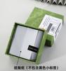 En stock TikTok popular cubierta simple joyería caja vacía de papel Kraft joyería pendientes de botón joyería caja de embalaje