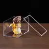 Caja Acrílica Personalizada Transparente a Prueba de Polvo Caja de Exhibición de Escritorio Caja Ciega Almacenamiento de Figuras Caja Acrílica de Plexiglás