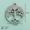 Pulseira Colar Personalizada Popular Europeia e Americana Árvore da Vida Pingente DIY Liga Liga Cortada Árvore da Vida Pingente Ponto Atacado