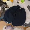 Pantalones de lunares estilo linterna para niña, estilo primavera y otoño, pantalones casuales de moda, pantalones largos de algodón sueltos para niños
