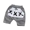 Ropa para niños Versión coreana de pantalones cortos para niños Tide fan ropa de verano pantalones de pp de cactus pantalones de rayas de bebé una generación de cabello