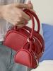 Bolsa Cruzada para Mujer 2025 Verano Nuevo Nicho Cuero Suave Texturizada Casual Simple Color Sólido Moda Diaria Portátil
