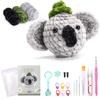 Paquete de material de crochet hecho a mano nuevo transfronterizo tejido DIY lana producción decoración traje combinado modelo animal lote mixto