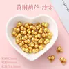 Hecho a Mano Bricolaje Zirconia Redonda Perlas Sueltas Pulsera Collar Bola Redonda Perlas de Zirconia Accesorios Perlas de Cobre