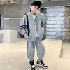 Conjunto para niños Zhili, niños, conjunto 2026 otoño nuevo, top de manga larga para niños y pantalones de primavera/otoño para bebé, atuendo moderno de dos piezas