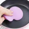 Posavasos de silicona con forma de calabaza para lavar platos y fregar ollas, alfombrilla resistente al calor, cepillo de limpieza de cocina, alfombrilla de silicona de doble cara antiadherente y resistente al aceite
