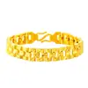 Accesorios Populares Transfronterizos Cadena de Reloj de Arena Vietnamita para Hombres y Mujeres, Joyería de Cobre Chapado en Oro Real de 24K a la Moda al por Mayor