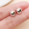 Cobre Multicolor Alta Retención de Color Perla Hueca Colgante de Campana Pequeña Redonda Pulsera DIY Hecha a Mano Accesorios para Joyería