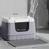Bandeja de Areia para Gatos Anti-totalmente Fechada Desodorante Desodorante Banheiro para Gatos Extra-grande Bandeja de Areia Anti-respingo Banheiro para Gatos Extra-grande