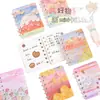 Cuaderno pequeño, cuaderno de espiral, cuaderno de bolsillo, cuaderno rayado de dibujos animados, lindo y súper adorable, mini portátil, adecuado como premios para estudiantes