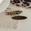 Grampo de Cabelo Retro Estampa de Leopardo para Outono e Inverno para Mulheres 2026 Novo Estilo Grampo para Franja Grampo Lateral Acessório de Cabelo