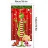 2026 Nuevo Colgante de Tela Navideño Transfronterizo Decoración Muñeco de Nieve Papá Noel Fiesta Festiva Porche Árbol de Navidad