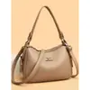 Bolsa Feminina Guinness Canguru Retro Simples de Ombro Grande Capacidade para o Dia a Dia Transversal Bolsa Leve de Luxo para Mãe de Meia-Idade