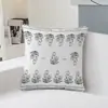Funda de almohada, funda de cojín para sofá, funda de cojín para cabecera de sala de estar y dormitorio, funda a prueba de polvo, extraíble y lavable
