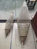 Cesta de pesca para peces jaula para anguilas amarillas jaula de peces tejido de bambú cesta de bambú cesta para recoger té hecha a mano pura accesorio de actuación artesanal decoración