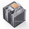 Radiador Qiao Sibo CR3000E niquelado con dos torres, seis tubos de cobre, ventilador colorido de 12 cm, silencioso para CPU de computadora de escritorio