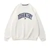 Sudadera de Cuello Redondo Otoño e Invierno Coreana Transfronteriza para Mujer Estilo Casual de Moda Estampado de Letras Forro Polar Manga Larga Tops de Estudiante Venta al por Mayor