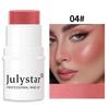 Julystar Resaltador Contorneador Bronceador Rubor Perlado Rubor en Crema en Barra Color Único Rubor Mate Venta al por Mayor