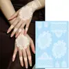 Zhengxiang Transfronterizo Nuevo Hannah Pegatina de Tatuaje Encaje Blanco Tatuaje Temporal Boda Henna Tatuaje Amazon