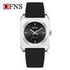 O'Fanni Reloj Caliente en Vivo para Dama Temperamento Combinable Impermeable Reloj de Mujer Reloj de Cuarzo Cuadrado Simple Suministro Directo de Fábrica