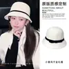 Chapéu Feminino 2025 Novo Outono e Inverno Estilo Francês Hepburn Versátil Pequeno Chapéu de Balde Estilo Chanel Que Faz o Rosto Parecer Menor