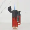 Encendedor Directo Inflable con Hebilla Máquina Redonda Automática Pop-Up Mechero de Llama Azul Barato