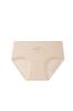 Calcinha de Algodão Antibacteriano 10A com Entrepernas Estendido Verão Algodão Cru Sem Tingimento Shorts Triângulo Respirável Cintura Média-Alta Roupa Íntima Feminina 100% Algodão