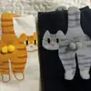 En Stock Xiaohongshu Gato Blanco de Dibujos Animados Ding Ding Tang Dandan Calcetines para Mujer Verano Ins Lindos Originales Calcetines de Media Pantorrilla