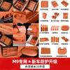 Adequado para 24-25 Aito M9 Almofada de Silicone Controle Central Carregamento Sem Fio Tampa do Porta-Copo Caixa de Armazenamento para Carro