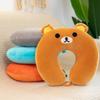 Almohada de Espuma Viscoelástica en Forma de U Transfronteriza, Peluche de Juguete, Almohada para la Siesta, Almohada para el Cuello de Coche y Avión, Personalizable con Logo, Muñeco Lindo