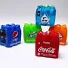 Mini Garrafa Caixa Fechada Bebida Comida Brincar Supermercado Loja de Conveniência Simulação Miniatura Joias DIY Acessórios para Casa de Bonecas