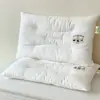 Almohada de Algodón Clase A para Niños de 3-6 Años en Adelante, Universal para Estudiantes de Primaria, Núcleo de Almohada para Dormir con Soporte para la Columna Cervical 10