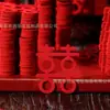 Mini Pegatinas de Doble Felicidad Hechas a Mano para Decoración de Bodas, Pegatinas Rojas de Doble Felicidad para Artículos de Boda